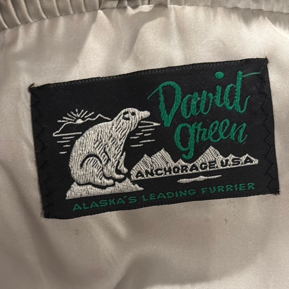 David Green Mink Fur Coat in Gray Vintage - Picture 12 of 12